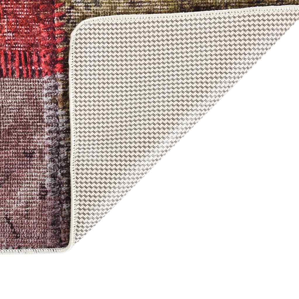 Thumbnail - vidaXL Teppich Waschbar Patchwork Mehrfarbig 120x170 cm Rutschfest