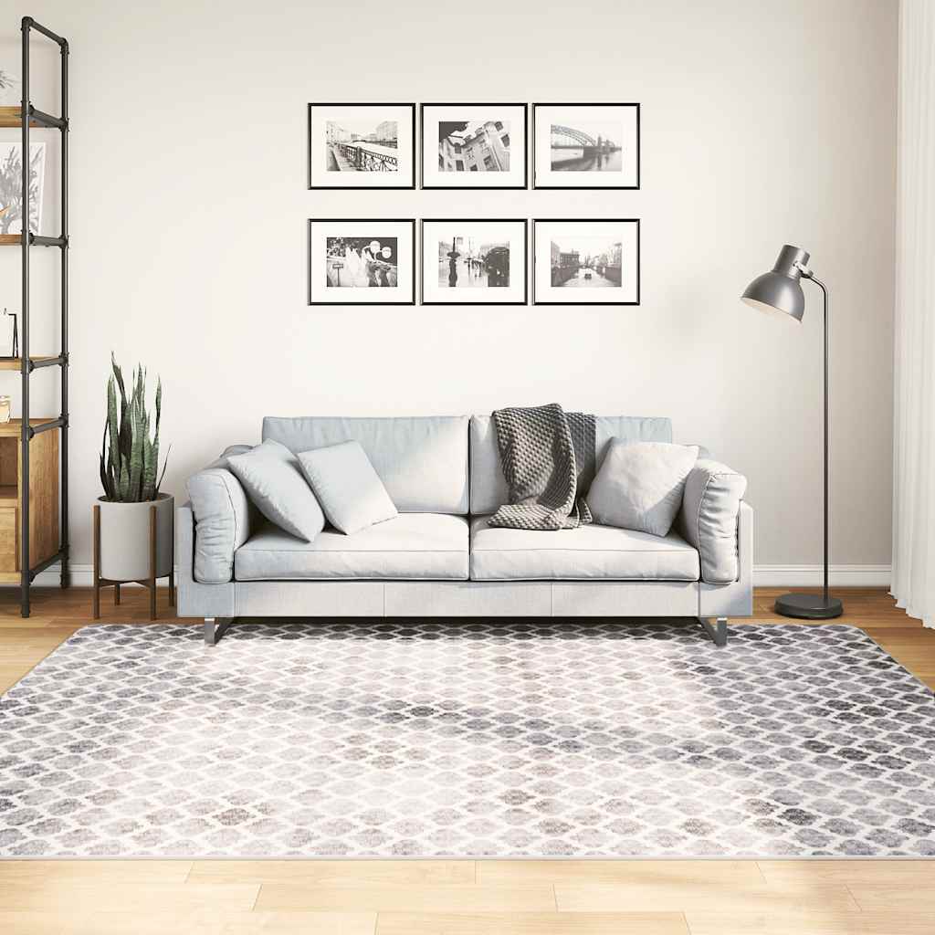 Vloerkleed wasbaar anti-slip 150×230 cm meerkleurig