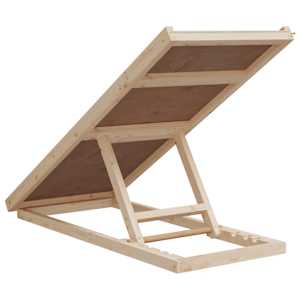 Rampa pro psy šedá 100 x 40 cm masivní jedlové dřevo - obrázek 5