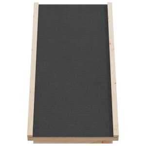 Rampa pro psy šedá 70 x 35 cm masivní jedlové dřevo - obrázek 4