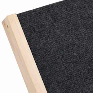 Rampa pro psy šedá 70 x 35 cm masivní jedlové dřevo - obrázek 8