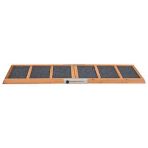 Rampa pro psy šedá 120 x 30 cm masivní jedlové dřevo - obrázek 6