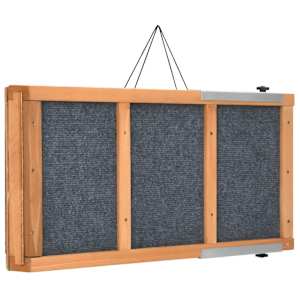 Rampa pro psy šedá 120 x 30 cm masivní jedlové dřevo - obrázek 8