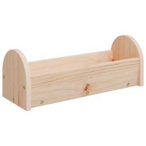 Seník pro králíky 28 x 10 x 10 cm masivní jedlové dřevo - obrázek 5