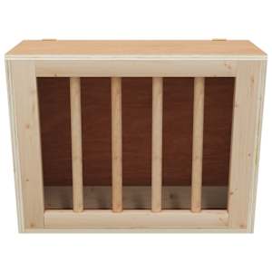 Seník pro králíky 25 x 18,5 x 20,5 cm masivní jedlové dřevo - obrázek 3
