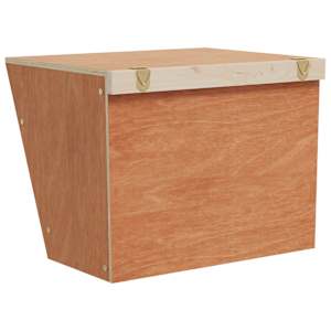 Seník pro králíky 25 x 18,5 x 20,5 cm masivní jedlové dřevo - obrázek 5