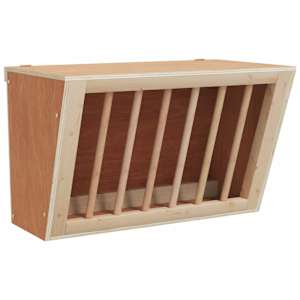 vidaXL k&uuml;&uuml;liku heinas&otilde;im, 37x18,5x23 cm, nulupuit
