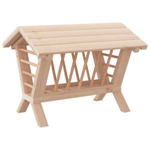 Seník pro králíky 44 x 33 x 33 cm masivní jedlové dřevo - obrázek 2