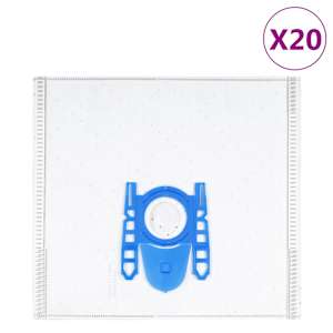 vidaXL tolmuimeja kotid Bosch/Siemens DEFGH, 20 tk
