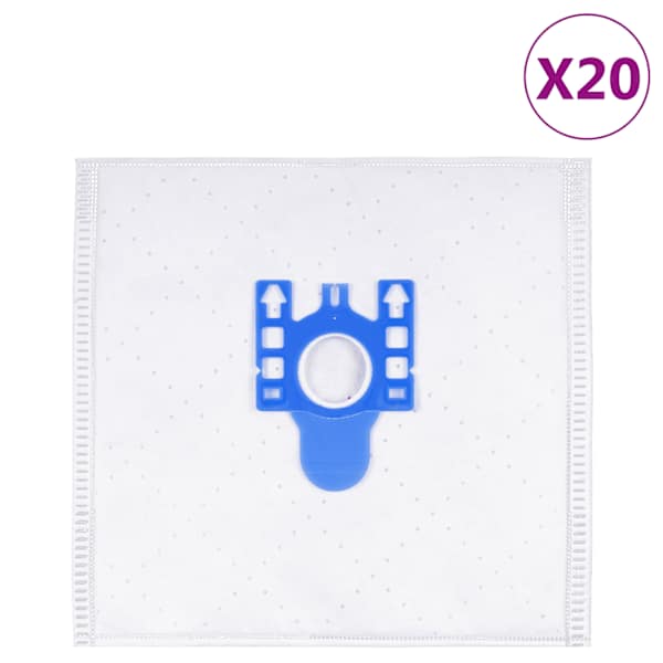 vidaXL tolmuimeja kotid Miele GNH, 20 tk