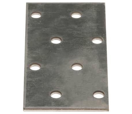 vidaXL Perforerte plater 60 stk 2 mm 80x40 mm galvanisert stål | vidaXL.no