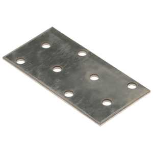 vidaXL Perforated Plates 60 pcs 2 mm 80x40 mm Galvanised Steel