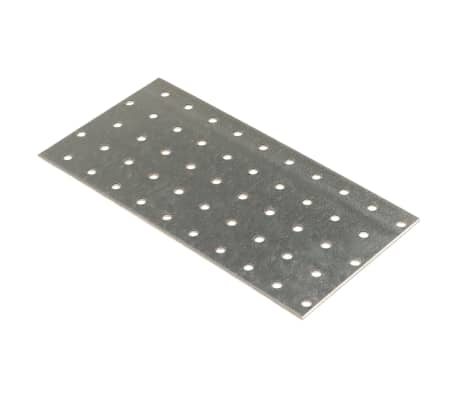 vidaXL 40 db horganyzott ac&eacute;l perfor&aacute;lt lemez 2 mm 200x100 mm