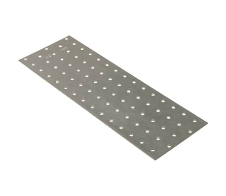 vidaXL Perforated Plates 20 pcs 2 mm 300x100 mm Galvanised Steel