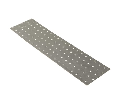 vidaXL 20 db horganyzott ac&eacute;l perfor&aacute;lt lemez 2 mm 400x100 mm