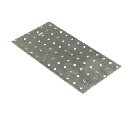 vidaXL Plăci perforate, 20 buc., 2 mm, 240x120 mm, oțel galvanizat