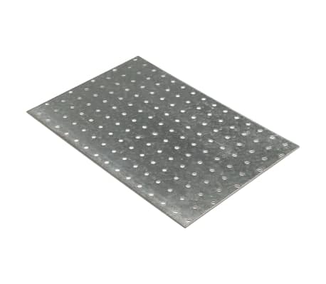 vidaXL Perforated Plates 20 pcs 2 mm 300x200 mm Galvanised Steel