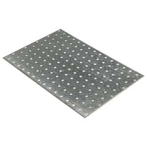 vidaXL Perforated Plates 20 pcs 2 mm 300x200 mm Galvanised Steel