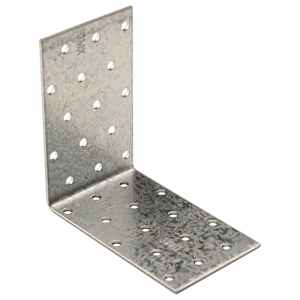 vidaXL Escuadra angular 40 uds acero galvanizado 2 mm 100x60x100 mm