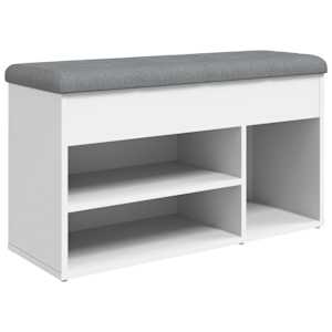 vidaXL kingapink, valge, 82 x 32 x 45,5 cm, t&ouml;&ouml;deldud puit