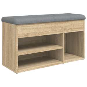 Lavice s botníkem dub sonoma 82 x 32 x 45,5 cm kompozitní dřevo - obrázek 2