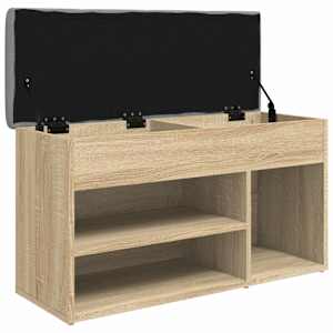 Lavice s botníkem dub sonoma 82 x 32 x 45,5 cm kompozitní dřevo - obrázek 5