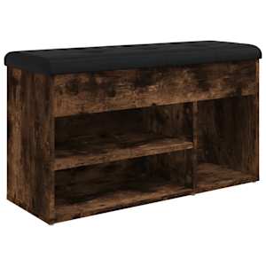 Lavice s botníkem kouřový dub 82x32x45,5 cm kompozitní dřevo - obrázek 2