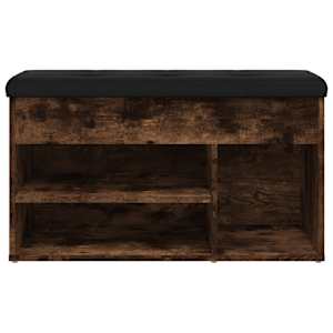 Lavice s botníkem kouřový dub 82x32x45,5 cm kompozitní dřevo - obrázek 6