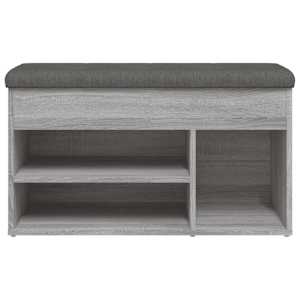 Lavice s botníkem šedá sonoma 82x32x45,5 cm kompozitní dřevo - obrázek 6