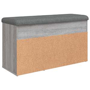 Lavice s botníkem šedá sonoma 82x32x45,5 cm kompozitní dřevo - obrázek 8