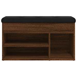 Lavice s botníkem hnědý dub 82 x 32 x 45,5 cm kompozitní dřevo - obrázek 6