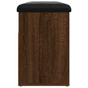 Lavice s botníkem hnědý dub 82 x 32 x 45,5 cm kompozitní dřevo - obrázek 7