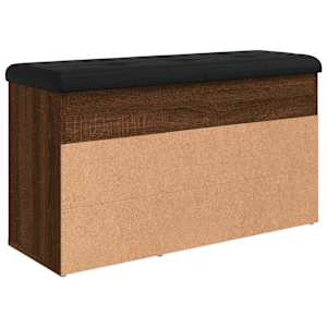 Lavice s botníkem hnědý dub 82 x 32 x 45,5 cm kompozitní dřevo - obrázek 8