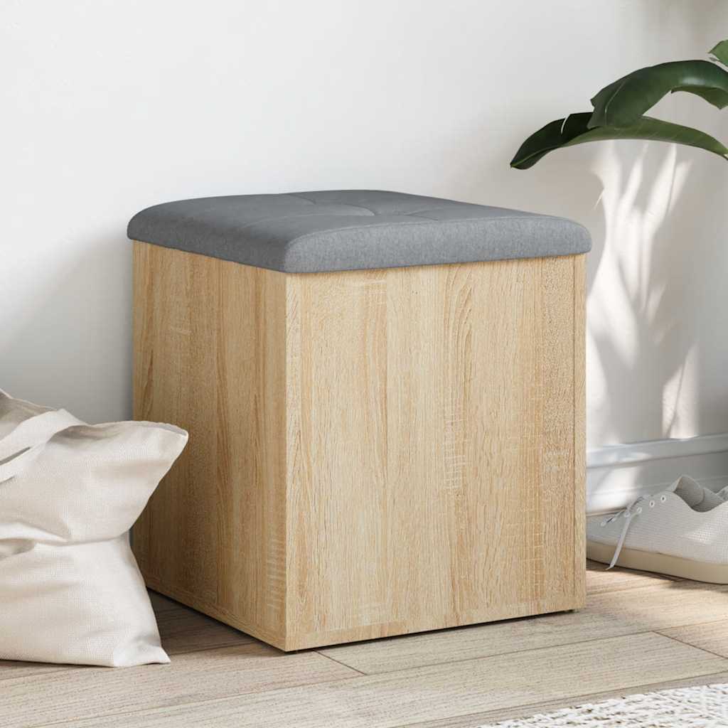 vidaXL Aufbewahrungsbank Sonoma-Eiche 42 x 42 x 45 cm Holzwerkstoff