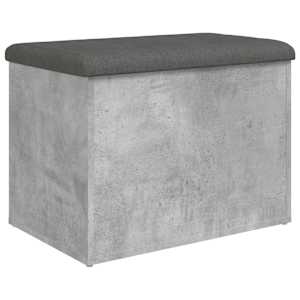 Úložná lavice betonově šedá 62 x 42 x 45 cm kompozitní dřevo - obrázek 2