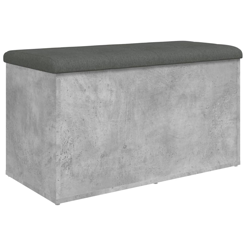 vidaXL Úložná lavice betonově šedá 82 x 42 x 45 cm kompozitní dřevo