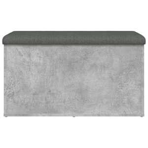 Úložná lavice betonově šedá 82 x 42 x 45 cm kompozitní dřevo - obrázek 5
