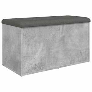 Úložná lavice betonově šedá 82 x 42 x 45 cm kompozitní dřevo - obrázek 7