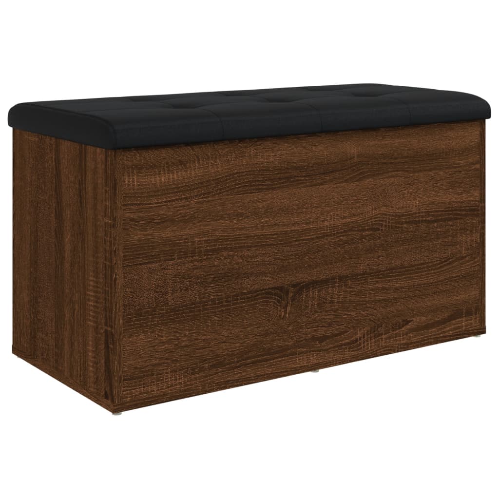 vidaXL Úložná lavice kouřový dub 82 x 42 x 45 cm kompozitní dřevo