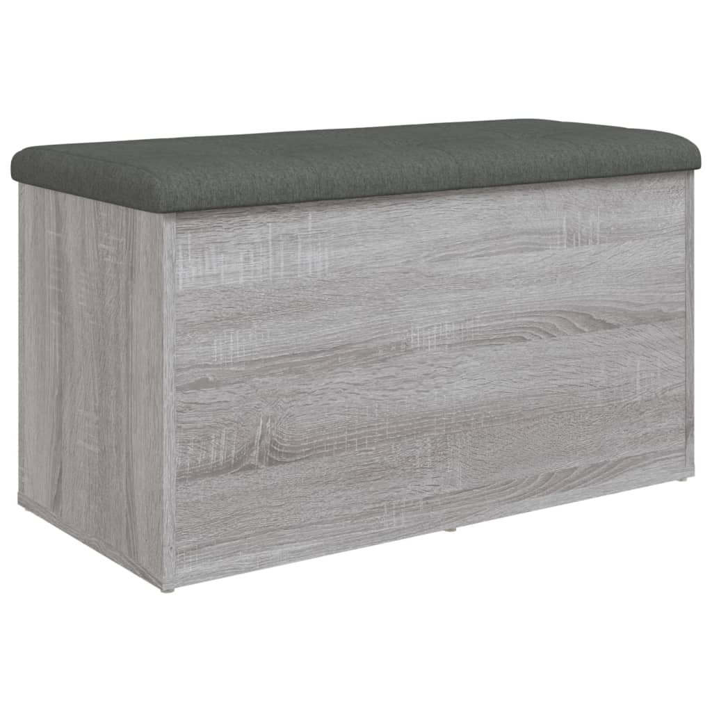 vidaXL Úložná lavice šedá sonoma 82 x 42 x 45 cm kompozitní dřevo