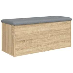 Úložná lavice dub sonoma 102 x 42 x 45 cm konstrukční dřevo - obrázek 7