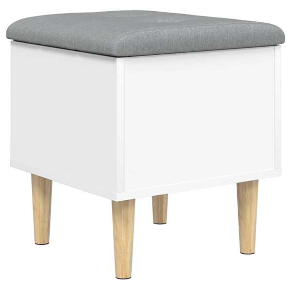 vidaXL hoiupink, valge, 42 x 42 x 46 cm, tehispuit