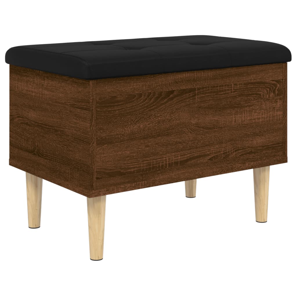 vidaXL Úložná lavice hnědý dub 62 x 42 x 46 cm kompozitní dřevo