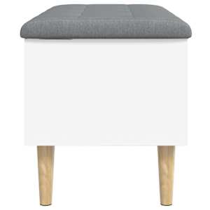 Úložná lavice bílá 82 x 42 x 46 cm kompozitní dřevo - obrázek 6