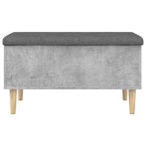 Úložná lavice betonově šedá 82 x 42 x 46 cm kompozitní dřevo - obrázek 5