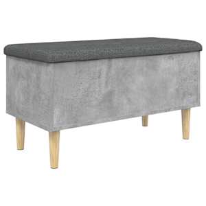 Úložná lavice betonově šedá 82 x 42 x 46 cm kompozitní dřevo - obrázek 7