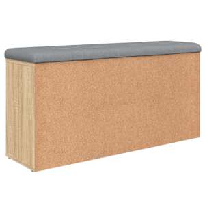 Lavice s botníkem dub sonoma 102 x 32 x 50 cm kompozitní dřevo - obrázek 7