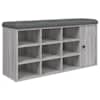 vidaXL jalatsipink, hall Sonoma tamm, 102 x 32 x 50 cm, tehispuit