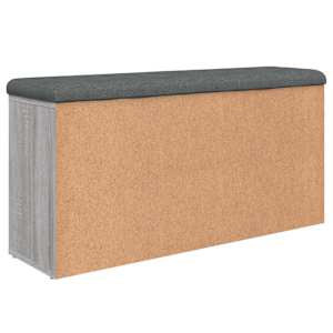 Lavice s botníkem šedá sonoma 102 x 32 x 50 cm kompozitní dřevo - obrázek 7