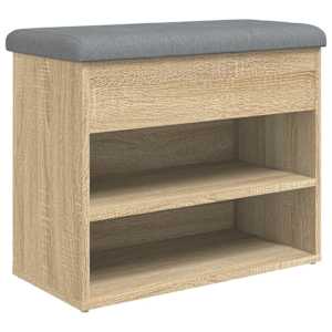Lavice s botníkem dub sonoma 62 x 32 x 50 cm kompozitní dřevo - obrázek 2